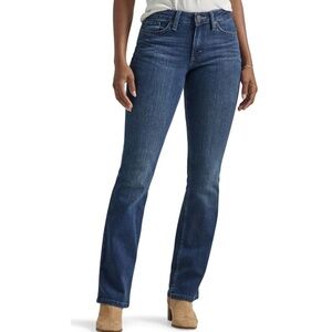 Lee | Slender Secrets Lower On The Waist Pocket Embroidery Boho Y2K Jeans